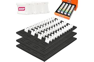 LUVCOSY 3 Packs EVA Foam Insert with 300PCs Embroidery Floss Bobbins for Bisley Steel MultiDrawer Cabinet or 15 * 11-inches Multi-Drawer Cabinet, White Floss Bobbins for Cross Stitch, Embroidery Storage