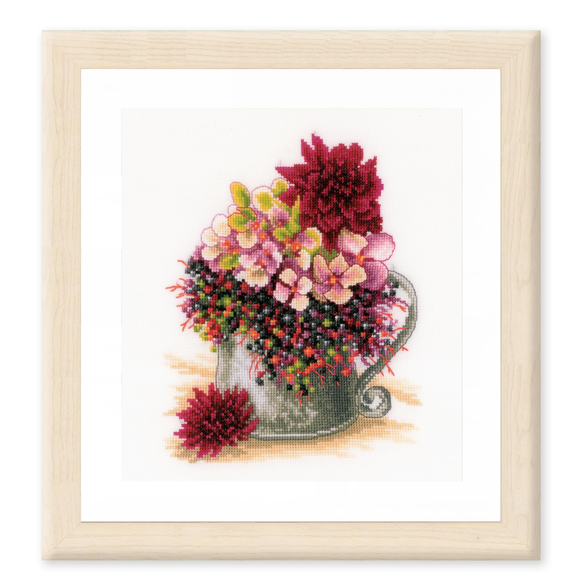 Lanarte Cross Stitch Kit, Multicoloured, 19x24cm