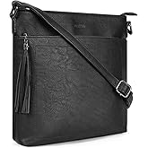 SYTRAH Crossbody Purses for Women, Premium Vagan Leather Crossbody Bag, Adjustable Strap Lightweight Shoulder Bag with Tassel