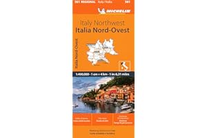 Michelin Map Italy: Northwest Map 561