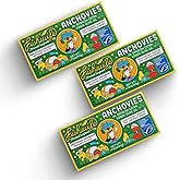 Fishwife Cantabrian Anchovies 3-Pack (1.73 Ounce) | Wild-Caught & Hand-Packed with Spanish Extra Virgin Olive Oil | MSC-Certified Sustainable Seafood, High Protein, Gluten Free, Paleo Friendly, Omega-3s
