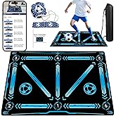 Soccer Training Equipment with Video,Soccer Training Mat Improve Strength,Agility and Coordination,Anti-Slip Silent Absorption Soccer Footwork Training Mat（Not including the APP）