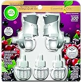 Airwick Plug-in Scented Oil Kit, Wild Berries,Infused With Natural Essential Oils, 2 Plug-ins + 5 Refills