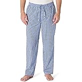 Amazon Essentials Mens Straight-Fit Woven Pajama Pant with Pockets