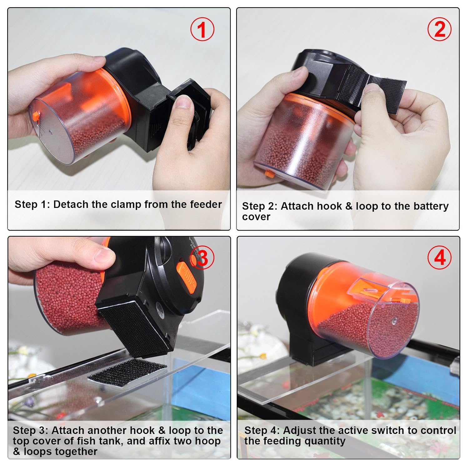 Buy Heneng Automatic Fish Feeder 310ml Large Capacity Vacation