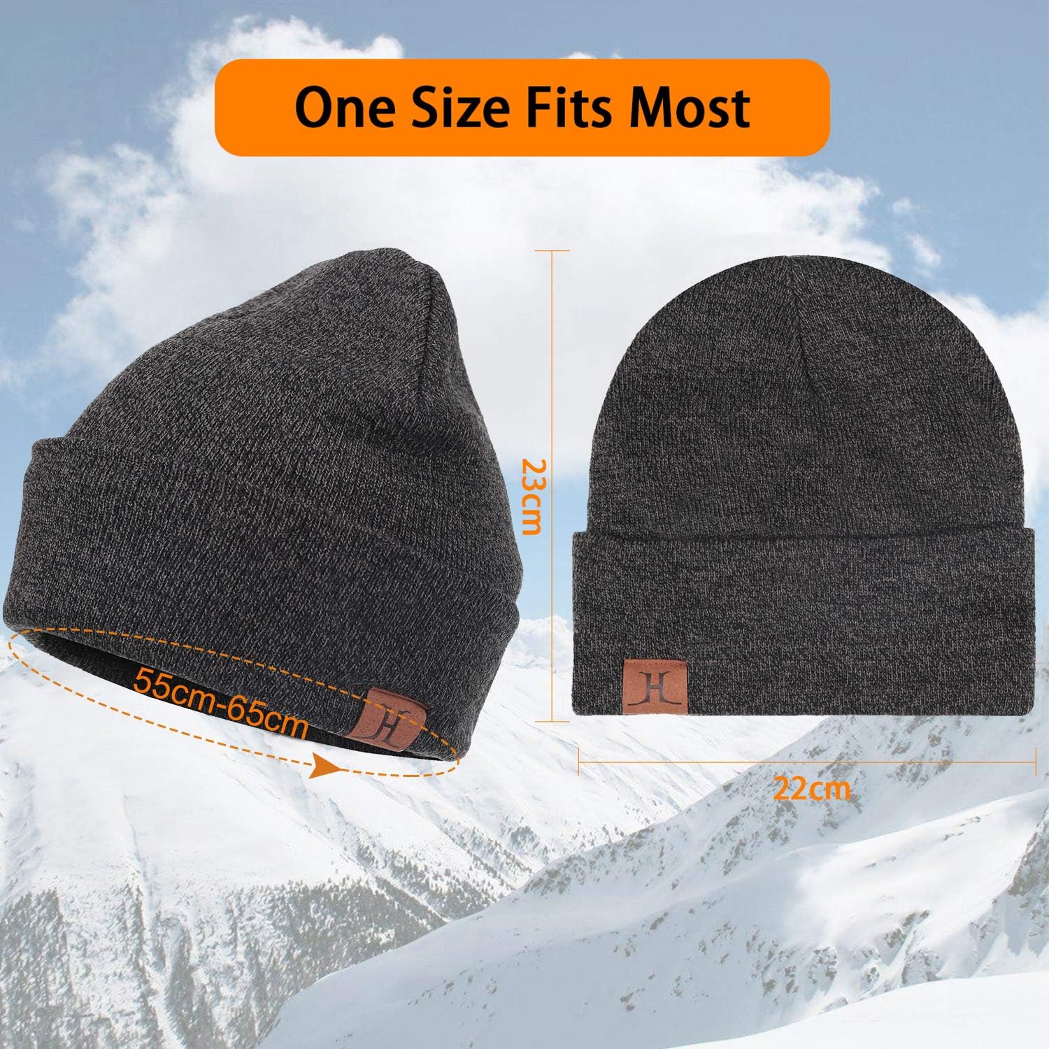 Mit Warme Strickfleece Gef/&uuml;ttert M/&uuml;tze Handschuhe Infinity Schal 1-3 PCS Winter Beanie M/&uuml;tze Schal Touchscreen Handschuhe f/&uuml;r M/&auml;nner und Frauen