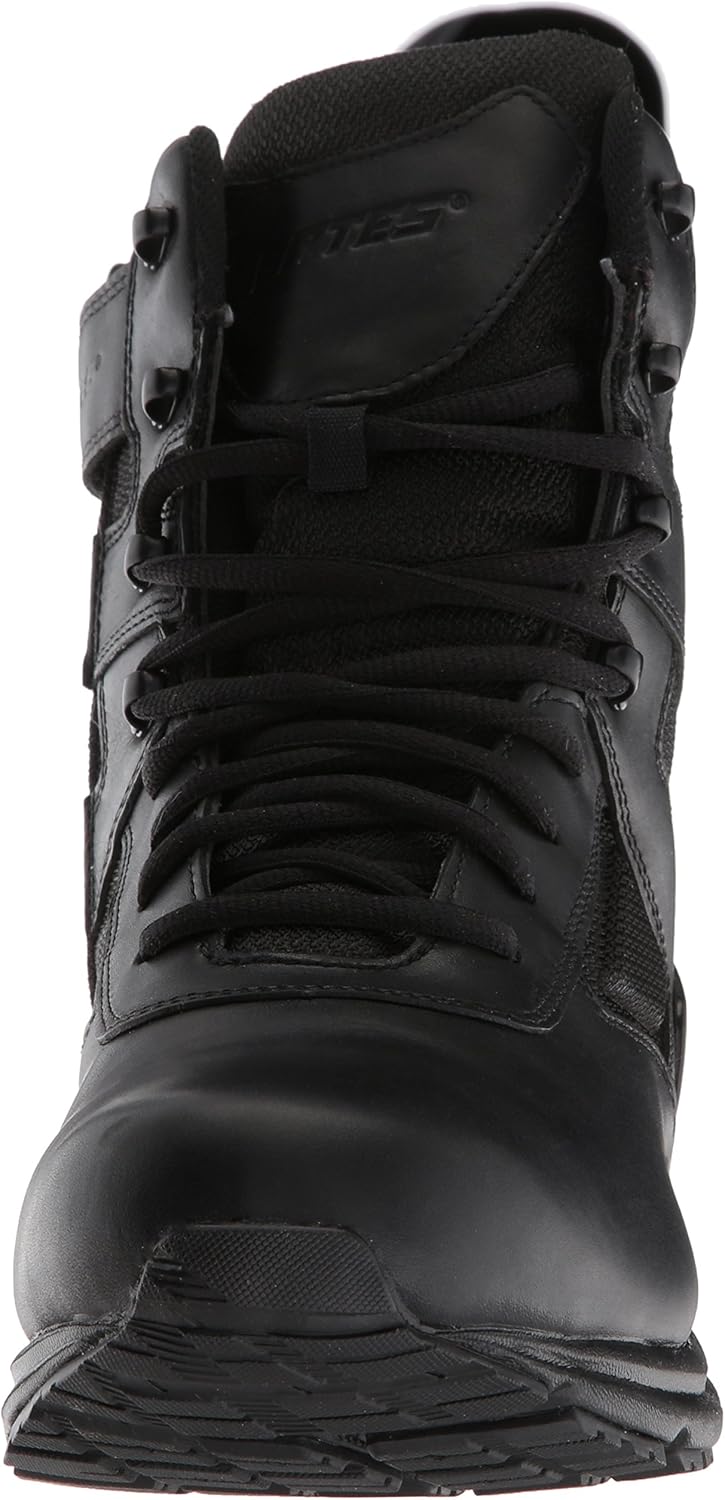 Bates Men's 8" Raide Waterproof Side Zip Military and Tactical Boot, Black, 09.0 Extra Wide US: Shoes