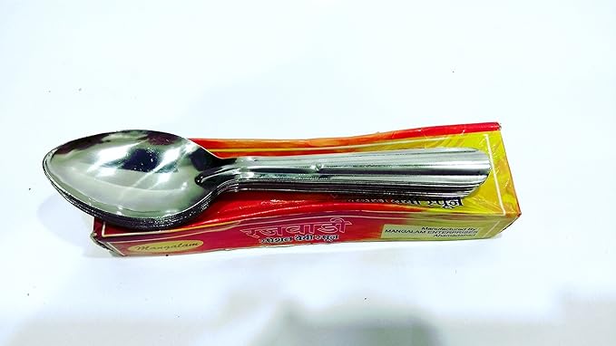 JM tea spoons/ tea spoon, chamach set of 12 spoons , heavy weight , mirror finish stainless steel