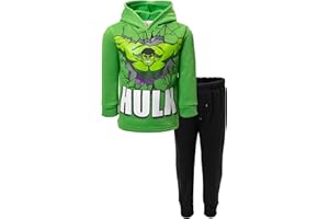 Marvel Avengers Captain America Black Panther Hulk Hoodie and Pants Outfit Set Toddler to Big Kid