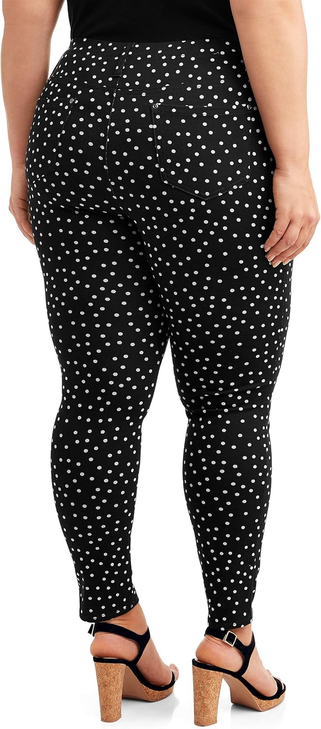 terra & sky women's plus size full length super soft jegging