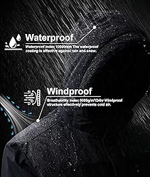 Zoofly Winter Jackets for Men Fleece Lined Wear
