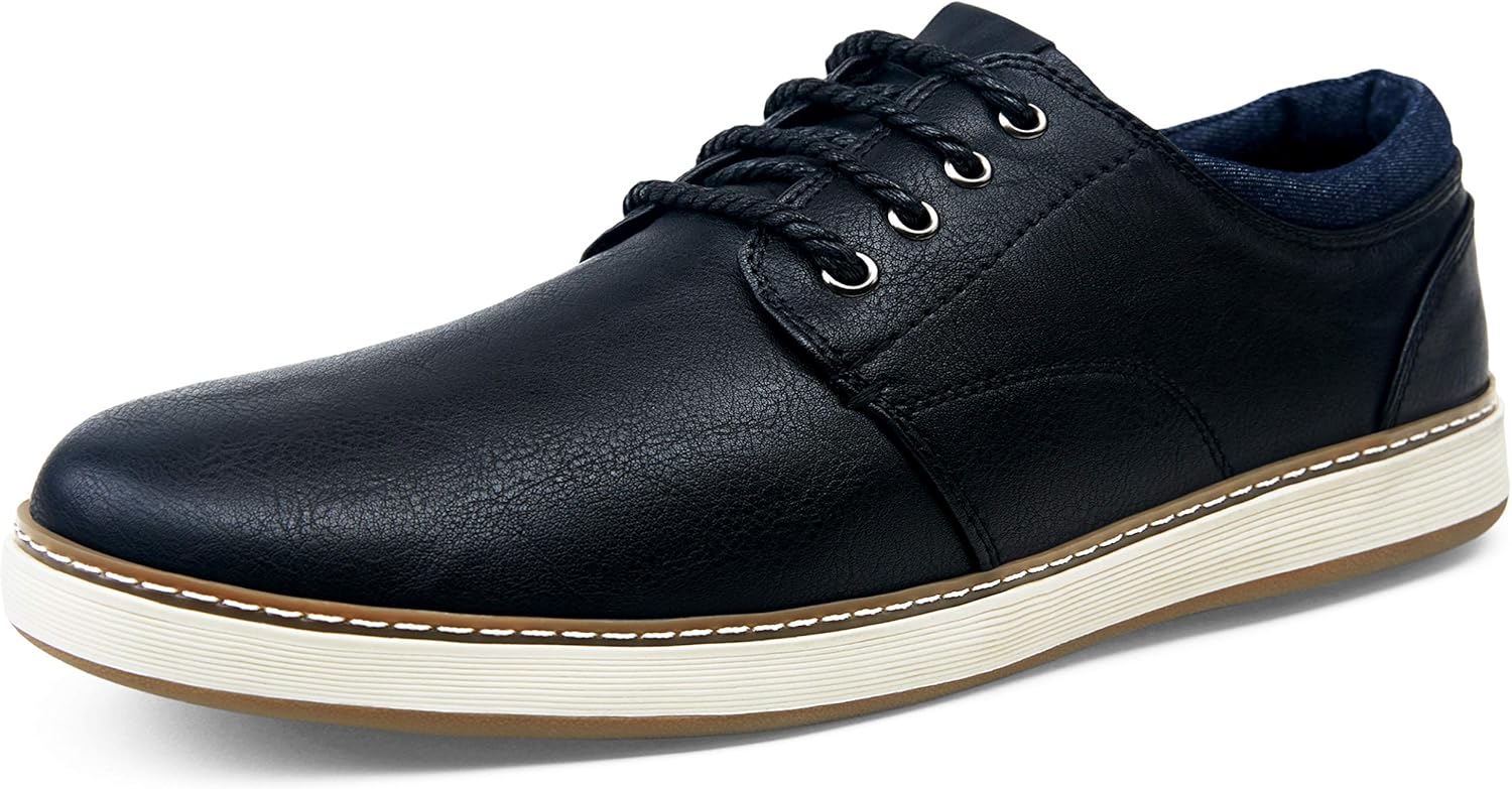 JOUSEN Men's Casual Shoes Plain Toe Fashion Sneakers Classic Business