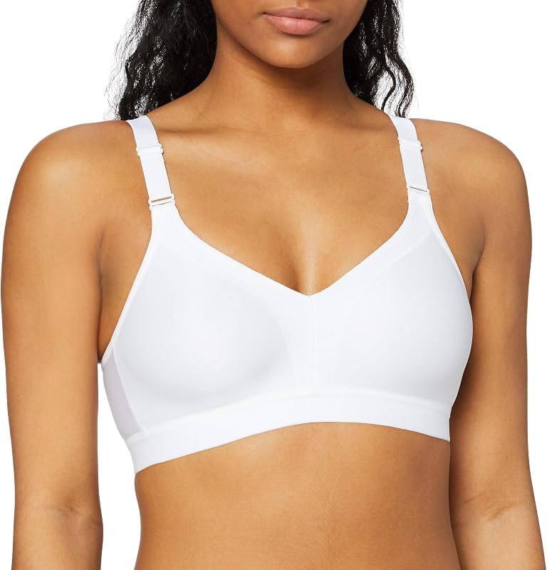 Donna Triaction Wellness N, Sports bra non-wired, WHITE, 3B