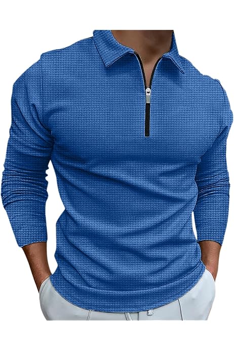 PrettyGuide Men's Long Sleeve Henley Shirt - Thermal Casual Button-Up T-Shirt With Chest Pocket