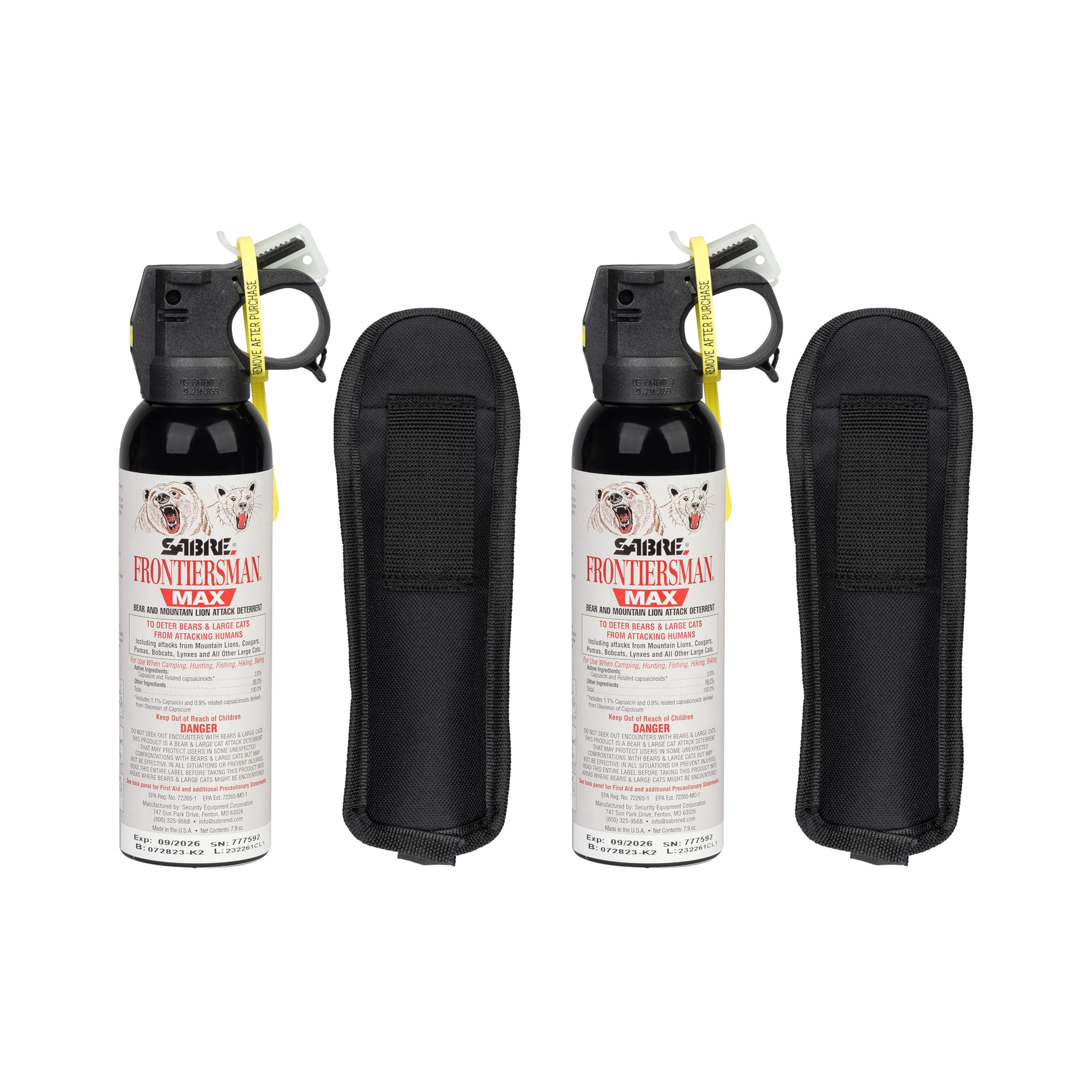SABRE Frontiersman MAX Bear Spray – 40 ft