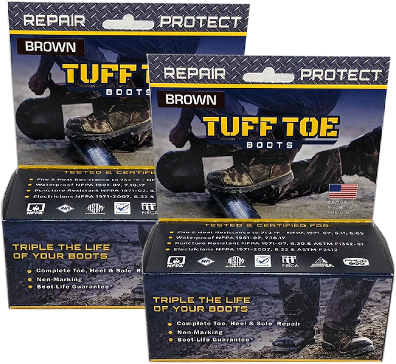 Tuff Toe Boot Protector Guard Cover Dip | Waterproof Shoe Repair Glue Adhesive