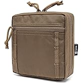 TSPRO Tactical Admin Pouch Compact EDC Utility Gadget Gear Pouches Portable Kit Organizer Storage Accessory for Bags
