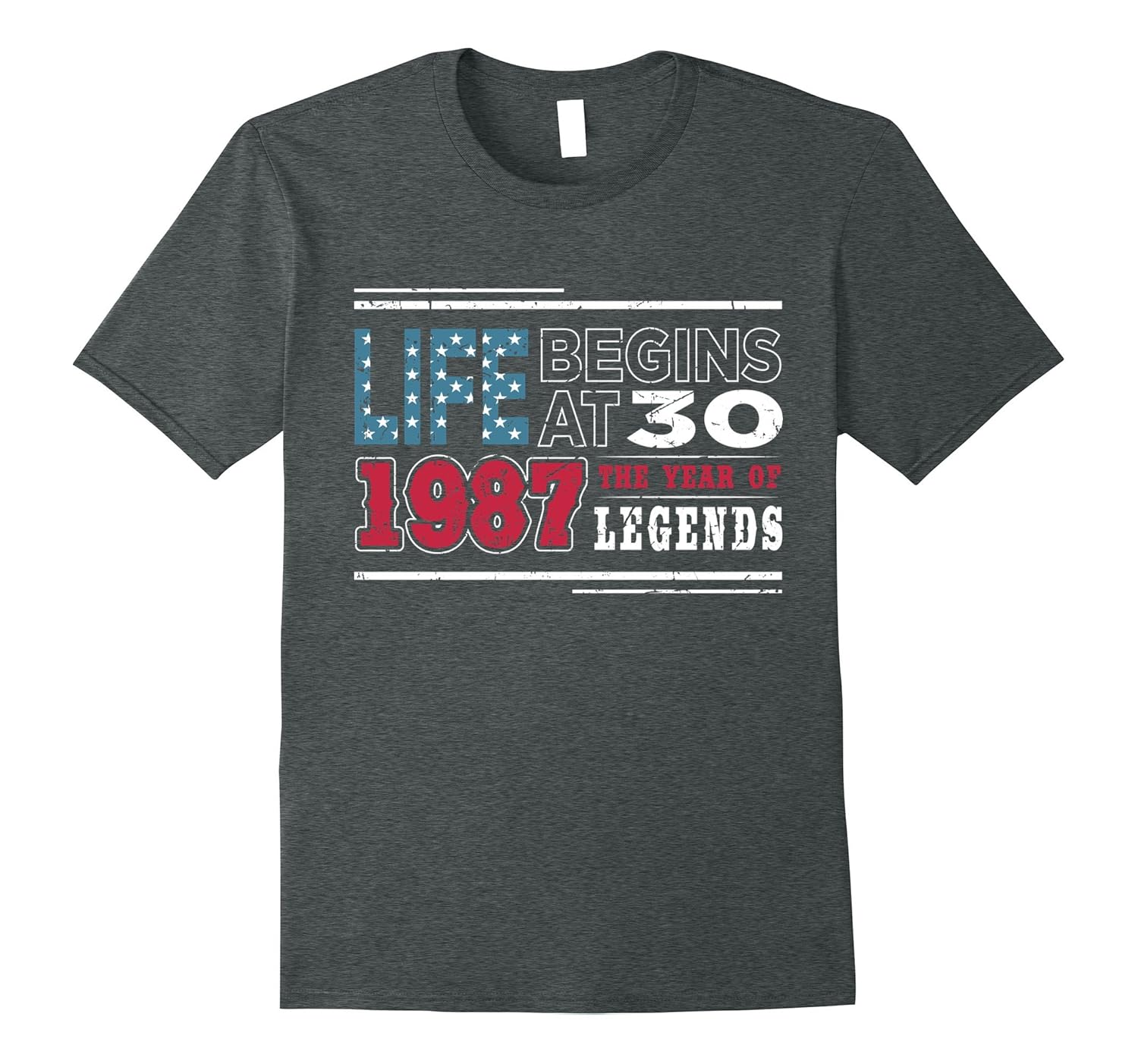 30th Birthday Gift Shirt Cool Vintage Retro 30 Year Old 1987