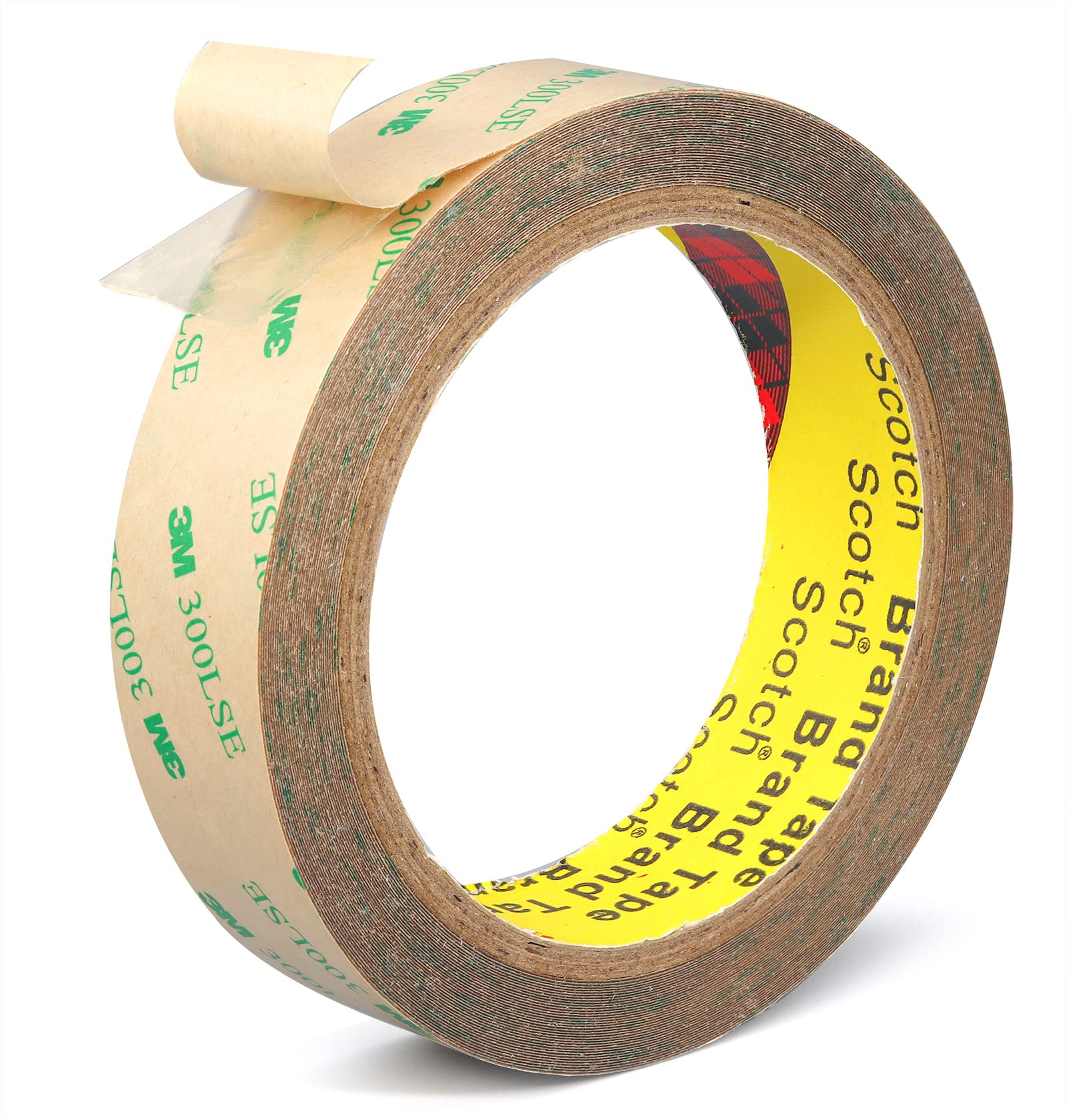 Photo 1 of 300LSE Double Sided Tape for Scrapbook 1in x 36ft, Removable Heavy Duty Double Sided Mounting Tape, Transparent Adhesive Sticky Tape for Picture Hanging Strips, Poster, LED Strips, Art Craft