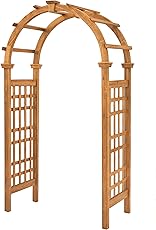 wooden garden arbour