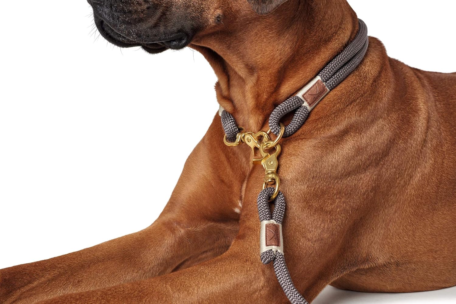 HUNTER Adjustable leash Sansibar Rantum, 12/200 Rope, grey - Image 4