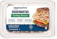 Amazon Grocery, Sliced Oven Roasted Turkey Breast, 9 Oz