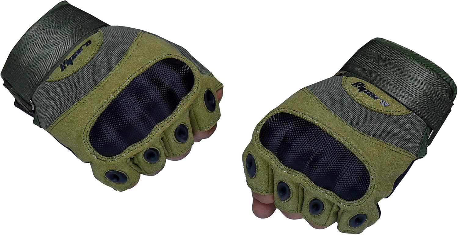 Riparo Tactical Touchscreen Gloves Military Shooting Hunting Rubber Outdoor Gloves (X-Large, Sand): Home Improvement