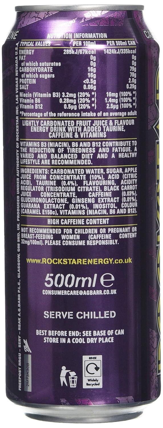 30 Rockstar Nutrition Facts Label Label Design Ideas 2020