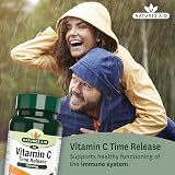 Natures Aid Vitamin C 1000mg Time Release 30 Tablets Vegan view 2