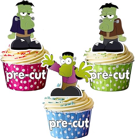 Predecoupes Halloween Dessin Anime Frankenstein Comestible Pour Cupcakes Gateau Decorations Lot De 12 Amazon Ca Home Kitchen Predecoupes Halloween Dessin Anime Frankenstein Comestible Pour Cupcakes Gateau Decorations Lot De 12 Amazon Ca Home Kitchen