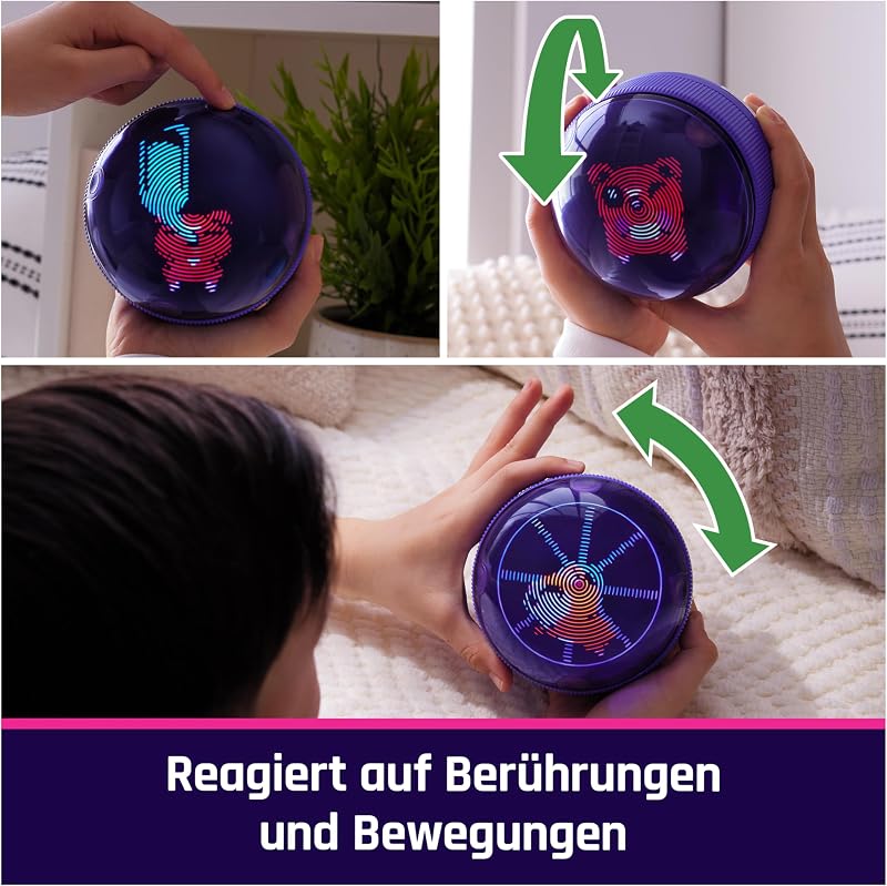 Hamsterball – Interaktives Spielzeug mit über 20 virtuellen Hamstern, das Digitale Haustier reagiert auf Berührung und Bewegung, für Kinder ab 5 Jahren