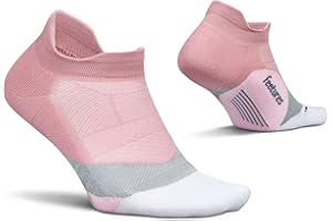 Feetures Elite Light Cushion No Show Tab Athletic Ankle Socks - Sport Sock with Targeted Compression