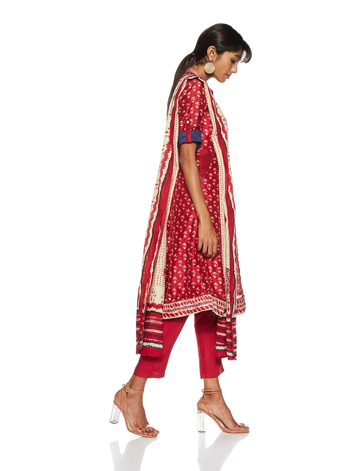 biba women's angrakha salwar suit set