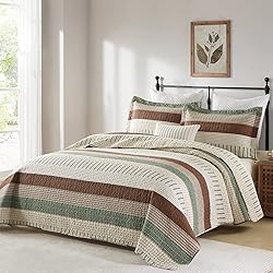 PANGUSHAN 100% Cotton Quilt Set Queen