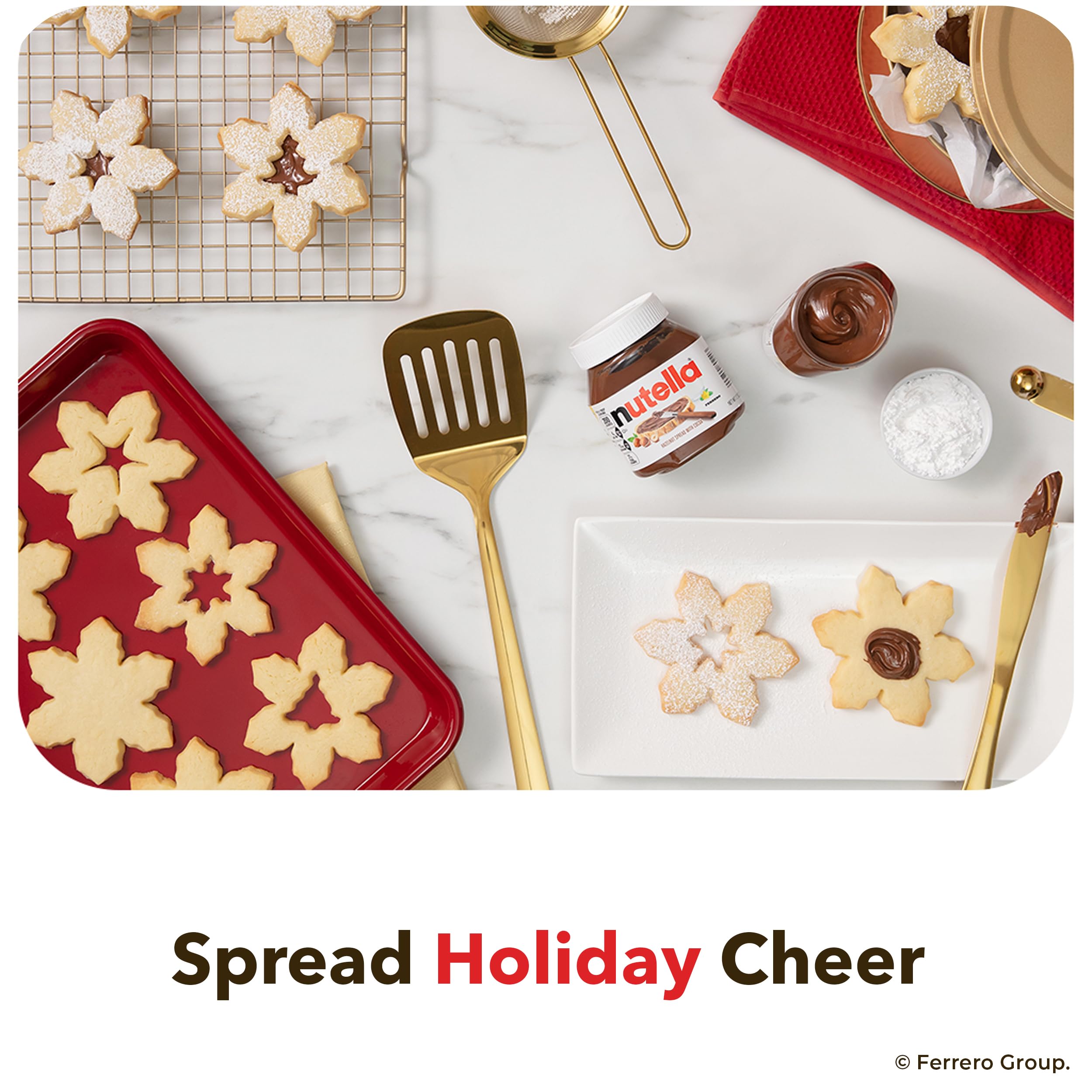 Nutella Hazelnut Spread With Cocoa For Breakfast, 26.5 Oz Jar