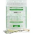 200 Cashier Depot Tamper Evident Bank Deposit Bags, 12" x 16" White/Opaque, Serialized Numbering, Barcode, Press & Seal Void Closure Tape (200 Bags)
