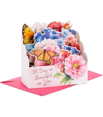 Hallmark Paper Wonder Carte Pop-up 3D Pour Fête Des Mères - Motif Cygnes