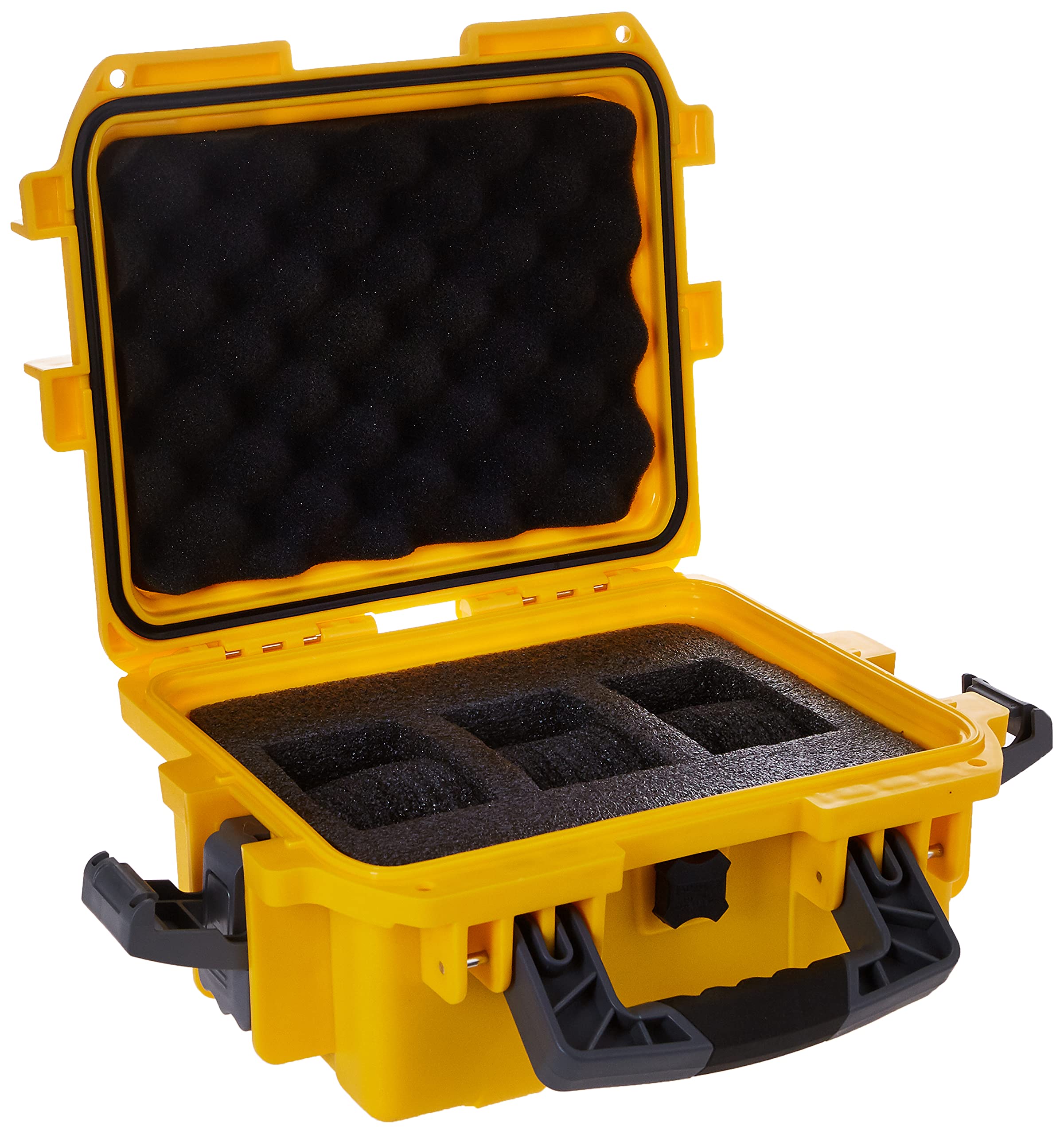Invicta IG0097-SM1S-Y 3 Slot Yellow Plastic Watch Box Case