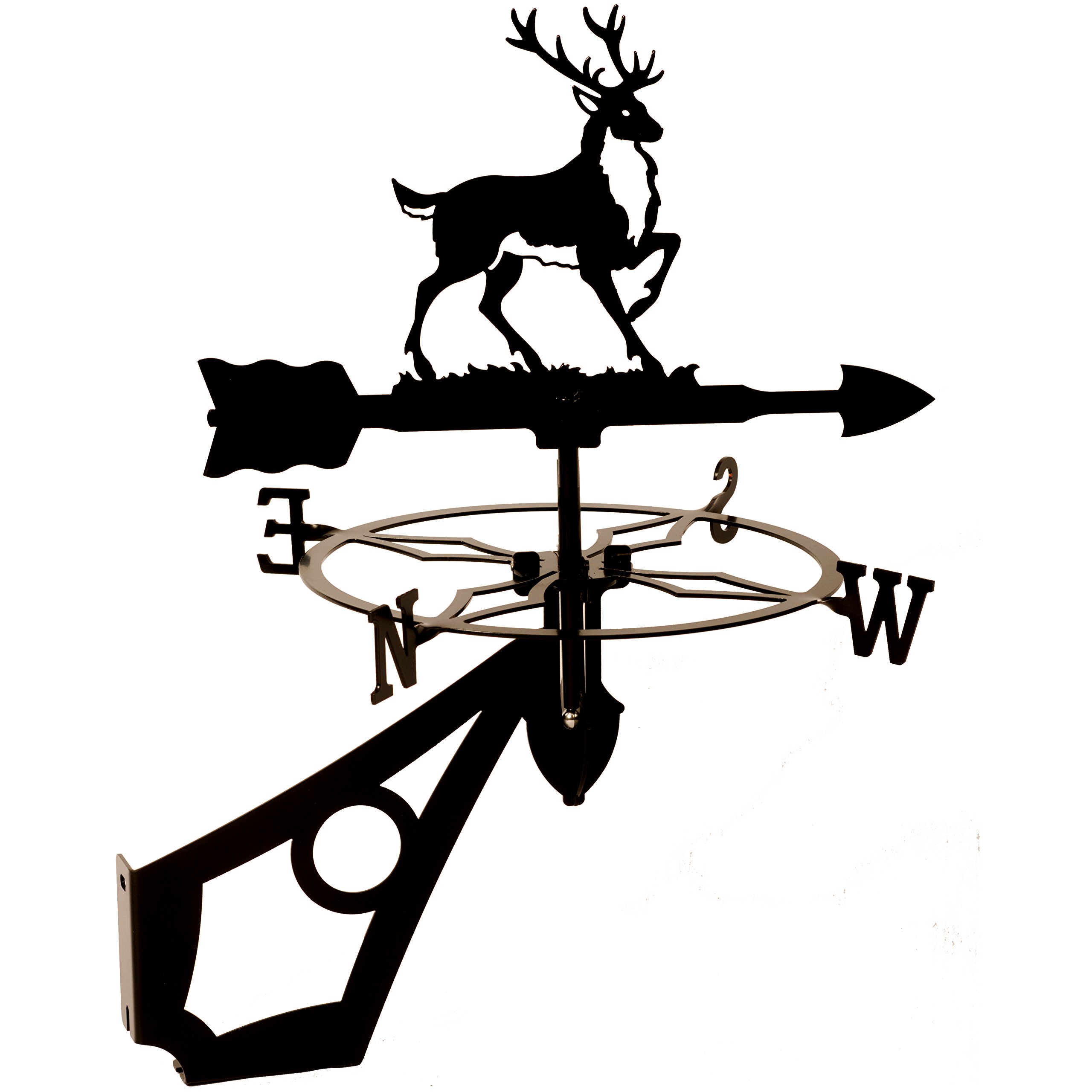 Dragon Laser Ltd., Stag Decorative Weathervane, Deer, Buck, **with Anti-Rust Coating**