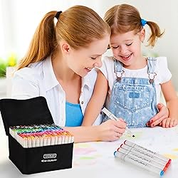 YASNAY Alcohol Markers, 168 Colors Dual Tip Art