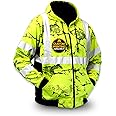KwikSafety - Charlotte, NC - Men's Fleece Safety Hoodie | PPE Hi Vis Reflective Work Jackets
