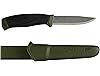 Morakniv Companion Fixed Blade Outdoor Knife with Carbon Steel Blade, 4.1-Inch, Military Green