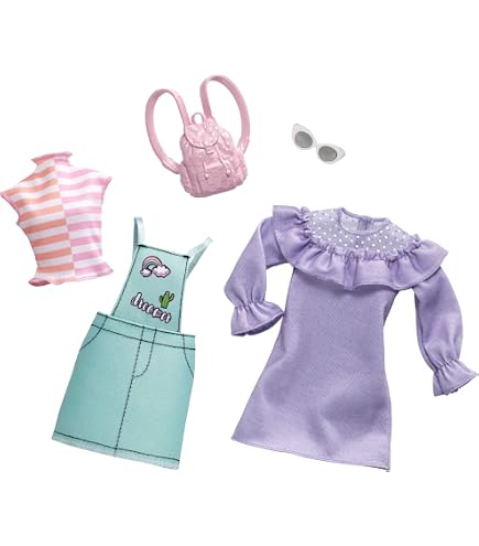 Amazon.com: Barbie Hello Kitty Blue Dress Fashion Pack : Toys & Games