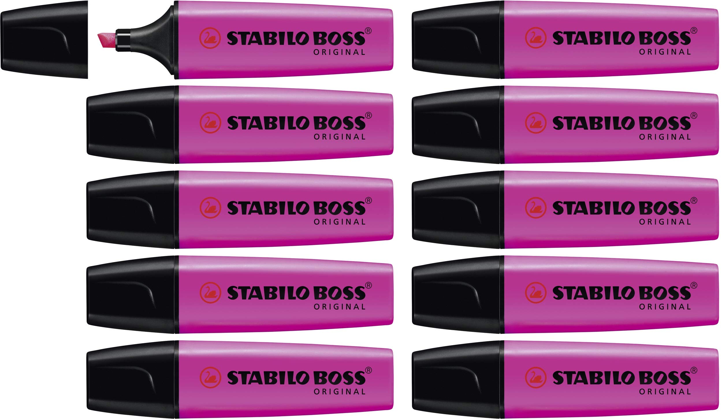 STABILO BOSS ORIGINAL - Highlighter - Pack of 10 - Lilac — image 1