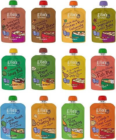 Ella's Kitchen Stage 2 Mixed Case 11 x 130g + 1 x 80g 7 Months