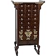 Red Lantern Korean Style 18 Drawer Herbal Medicine Chest Organizer, Brown