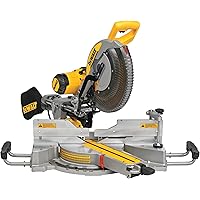 DEWALT 12-Inch Sliding Compound Miter Saw, Double Bevel (DWS780) , Black