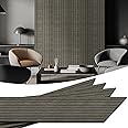 WADILE PVC Wood Grain Panels for Wall, 15.7" x 204.7" Soundproof Wall Panels for Wall Paneling Peel and Stick Wall Panels, 3D Wall Panels for Interior Decor, Cover 22.4 Sqft Fishbone