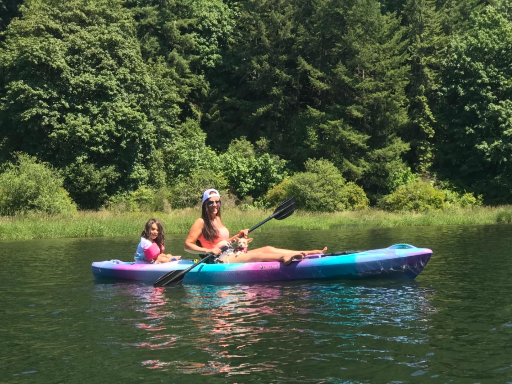 65/mo Finance Perception Pescador 12 Sit on Top Fishing Kayak with Front Storage Well