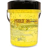 EBIN NEW YORK Melt'n Styling Gel Biotin and Almond Oil Infused 32oz - Strengthens Hair and Moisture Retenetion, Strong Hold Styling, Protects Hair from Damage, Gives High Shine, No Frizz or Breakage